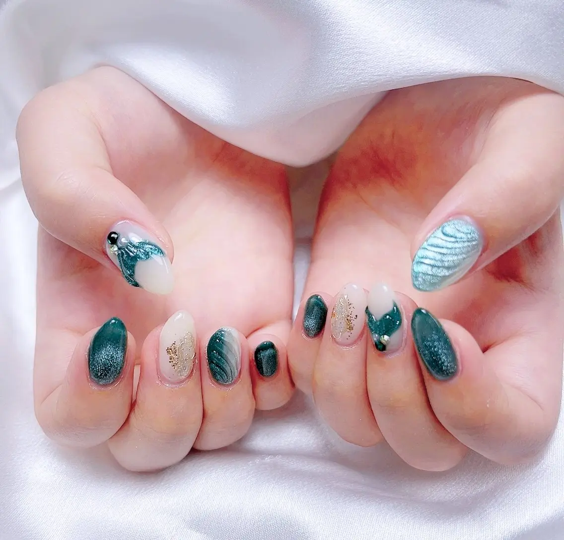 ネイル ハンドネイル ╹◡╹MimoEye lash🌻Nailのマツエク・マツパデザイン