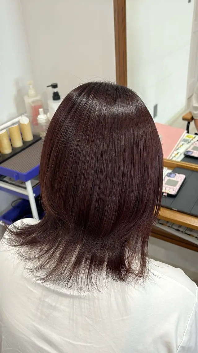 ミディアム カラー 🫧おおにし みか🫧のヘアスタイル