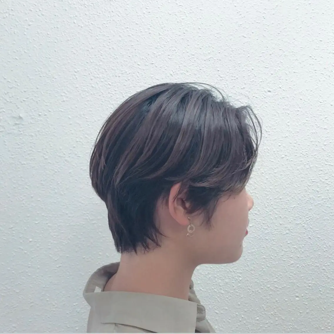 ショート カラー メッシュ ショートヘア 韓国 縮毛矯正 髪質改善 木村のヘアスタイル