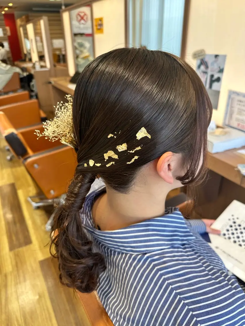 ミディアム 卒業式のヘアスタイル SHRIMP桐山 千苗のヘアスタイル