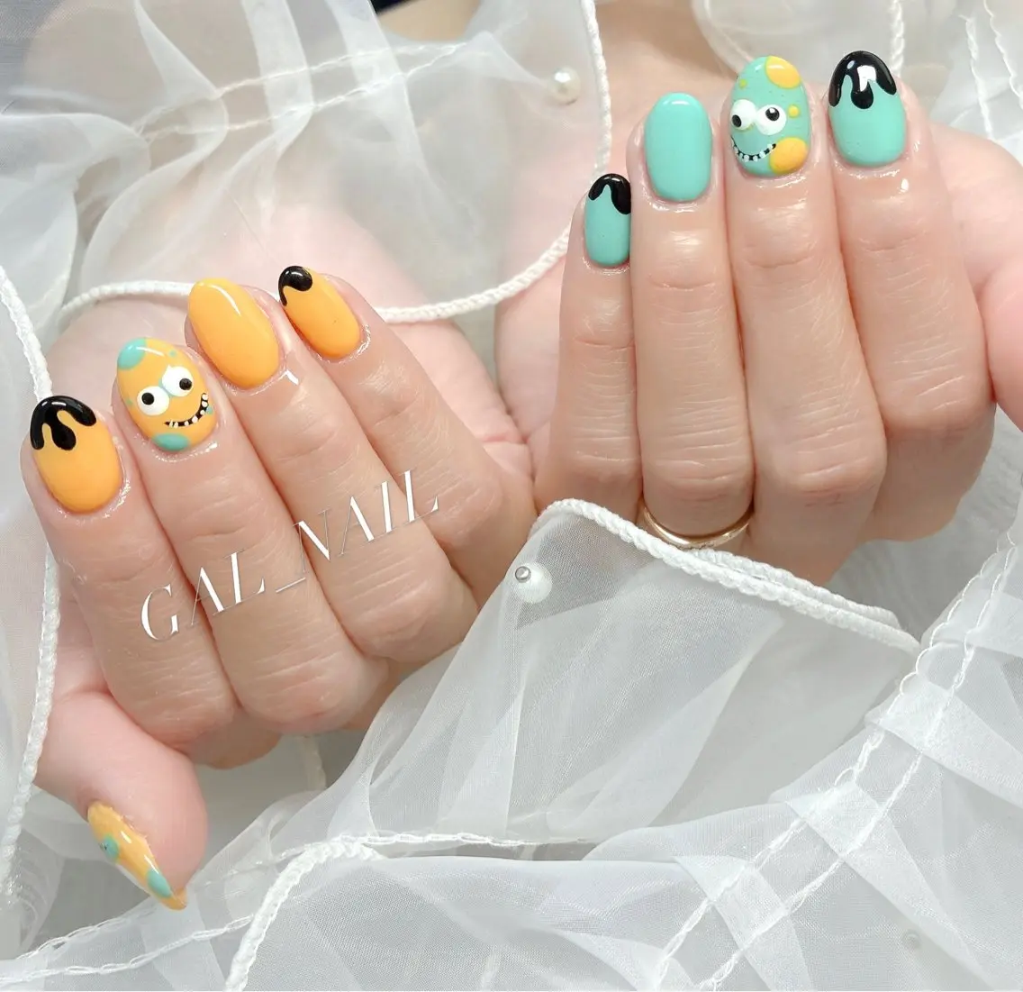 ネイル ハロウィン ハンドネイル GAL_NAIL Miraiのネイルデザイン