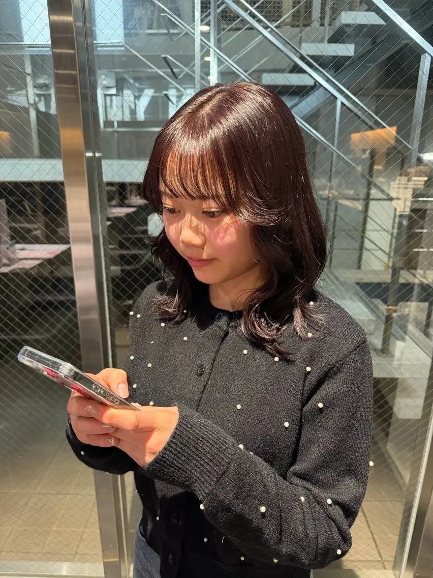 ミディアム 卒業式のヘアスタイル 佐々木やすは/ レディースモデル募集のヘアスタイル