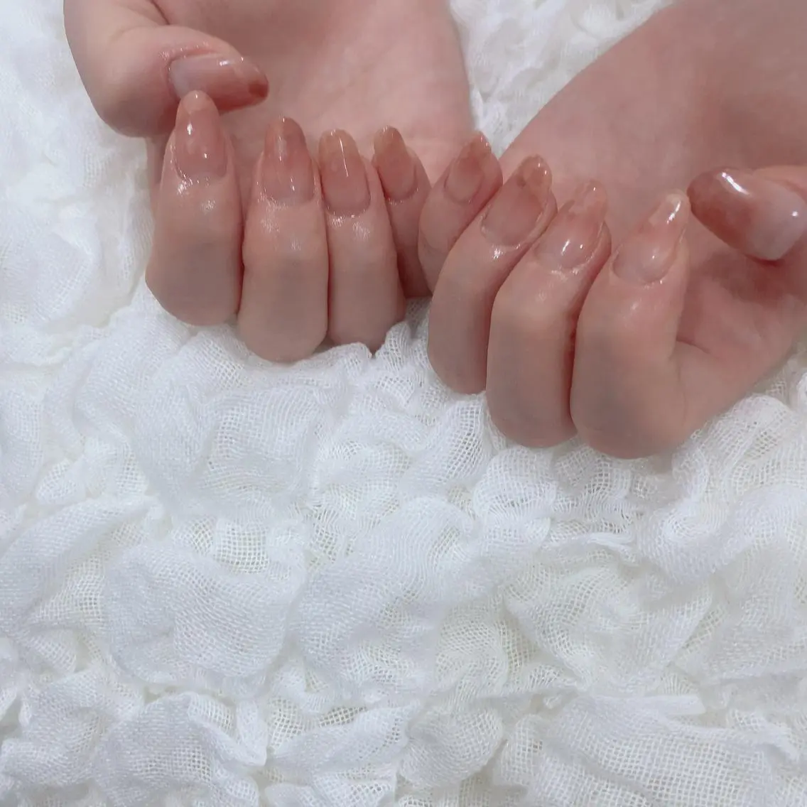 ネイル ニュアンスネイル ハンドネイル SOL NAILのネイルデザイン
