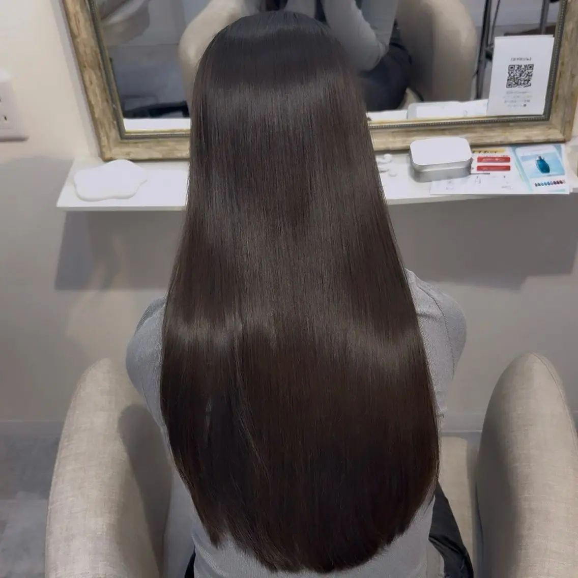 ロング カット 縮毛矯正 トリートメント 縮毛矯正\髪質改善 🫧拓都のヘアスタイル