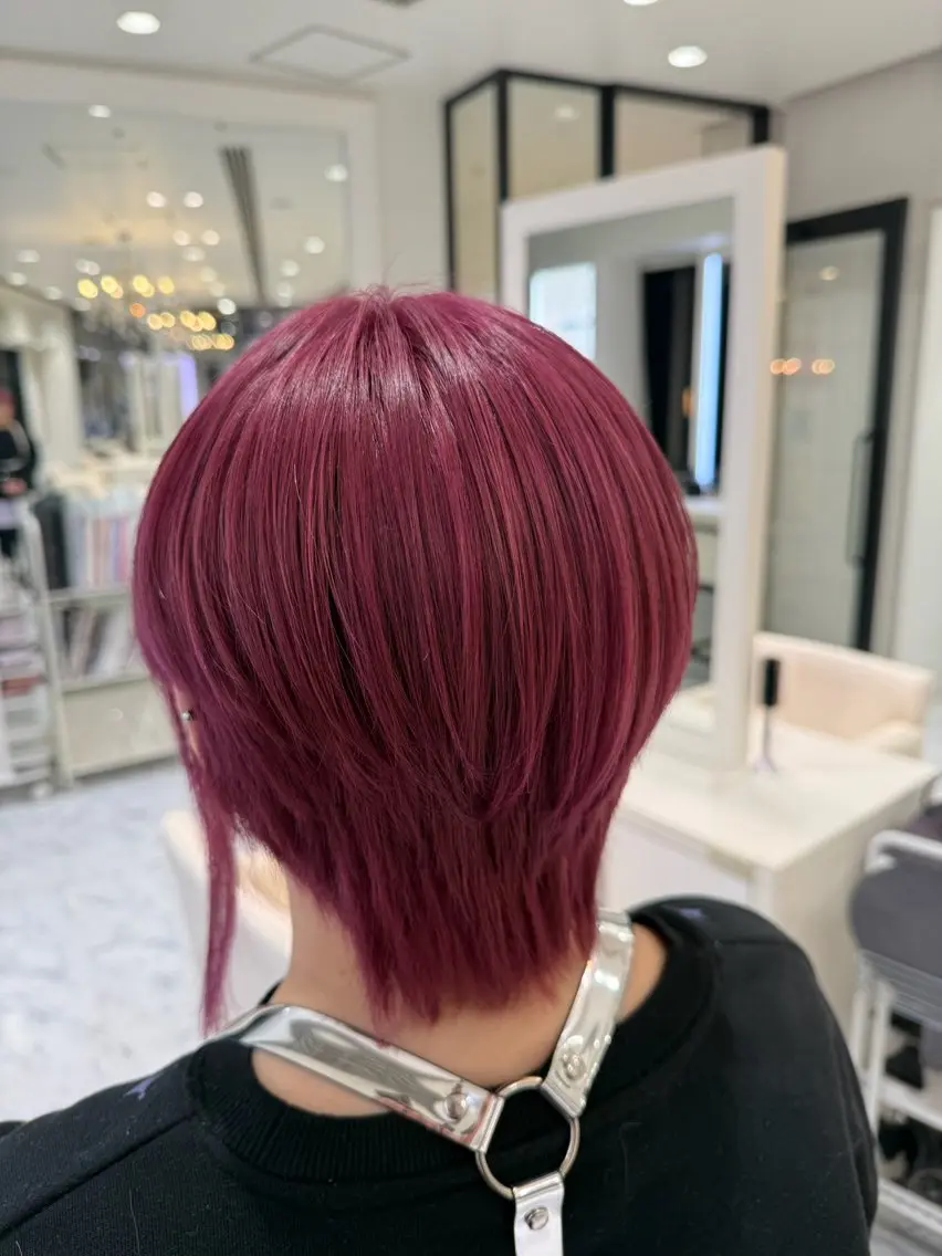 カラー ブリーチ 加藤 さやかのヘアスタイル