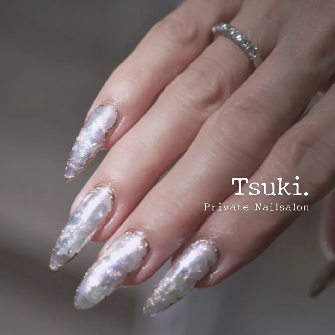 ネイル 冬ネイル クリスマス ハンドネイル Nailsalon Tsuki.のネイルデザイン