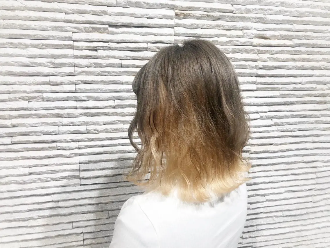 ミディアム カラー ヘアカラー 嶋田 ゆきのヘアスタイル