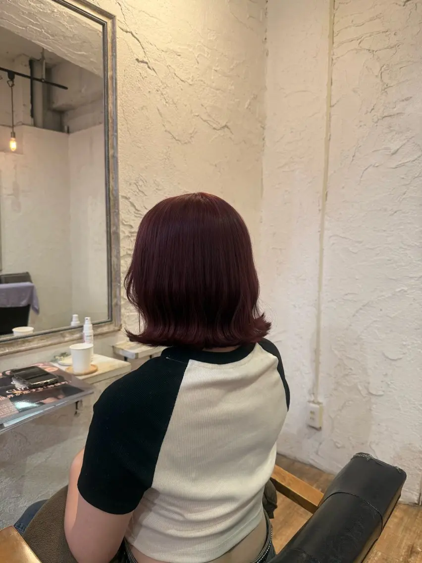カラー 佐竹 渚のヘアスタイル