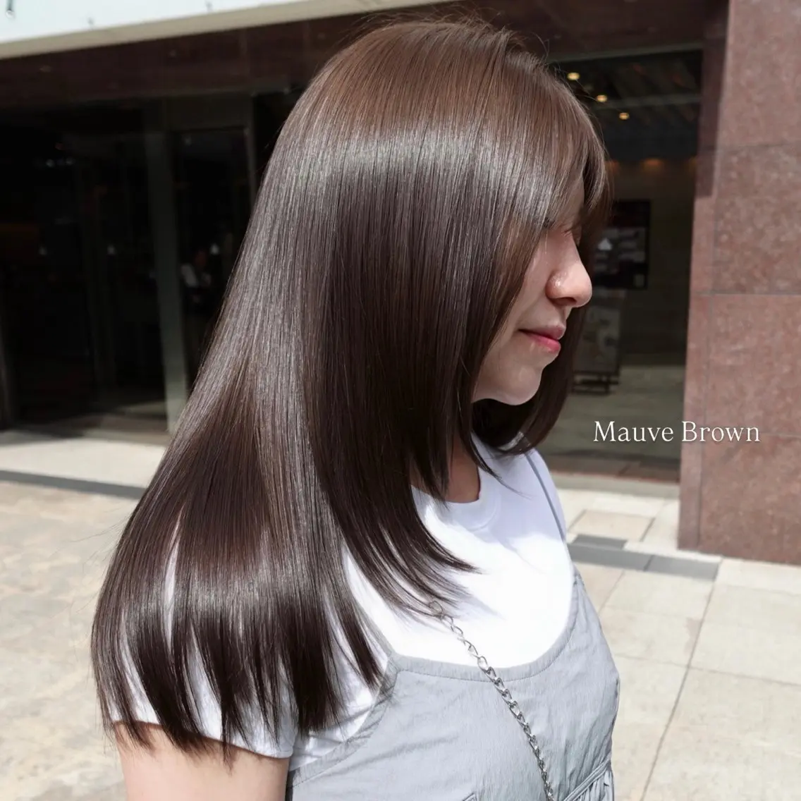セミロング カラー ヘアアレンジ カット トリートメント レイヤーカット🤍 RINAのヘアスタイル