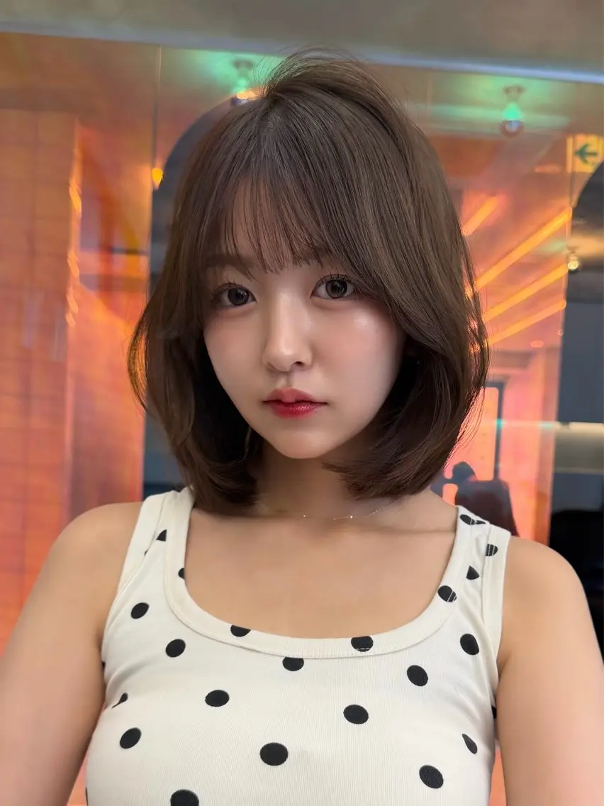ミディアム カラー カット ヘアカラー トリートメント 🍀小川大輔🍀 ボブ/ブリーチ🥇のヘアスタイル