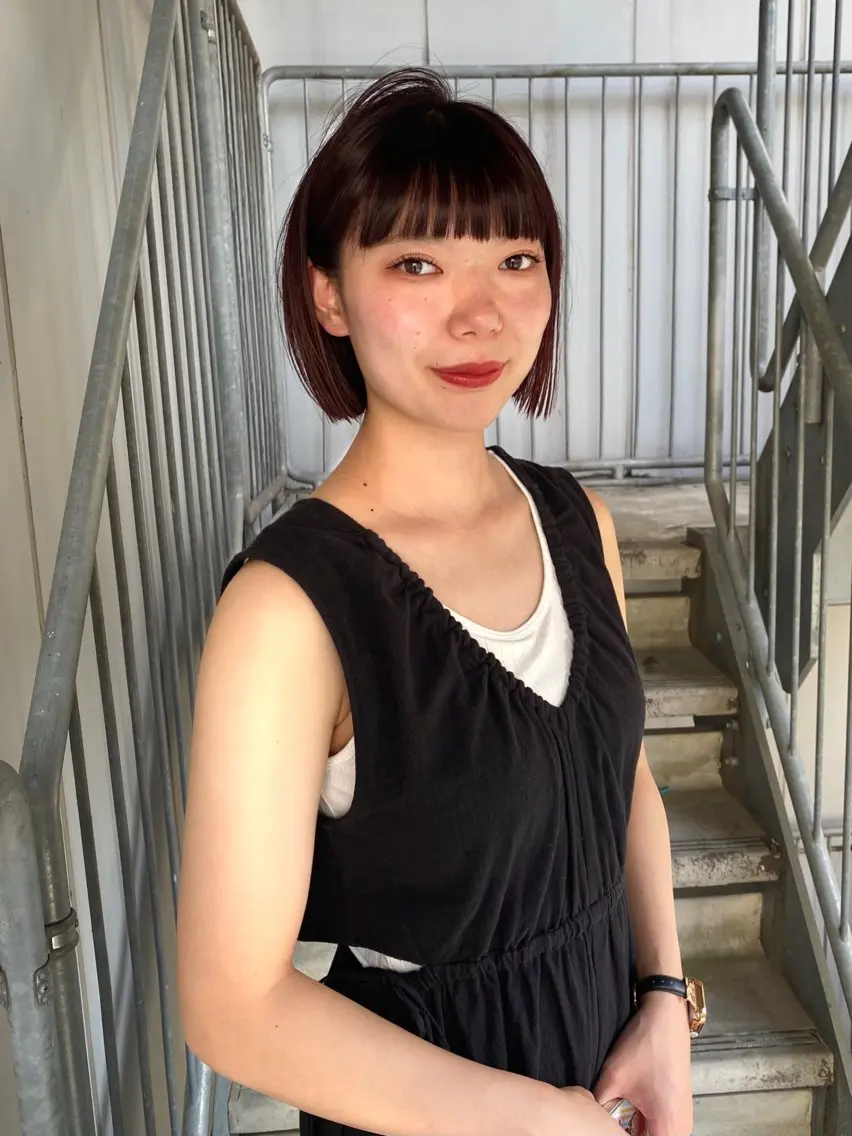 ショート カラー カット ヘアカラー トリートメント mai / linoah˚✧のヘアスタイル