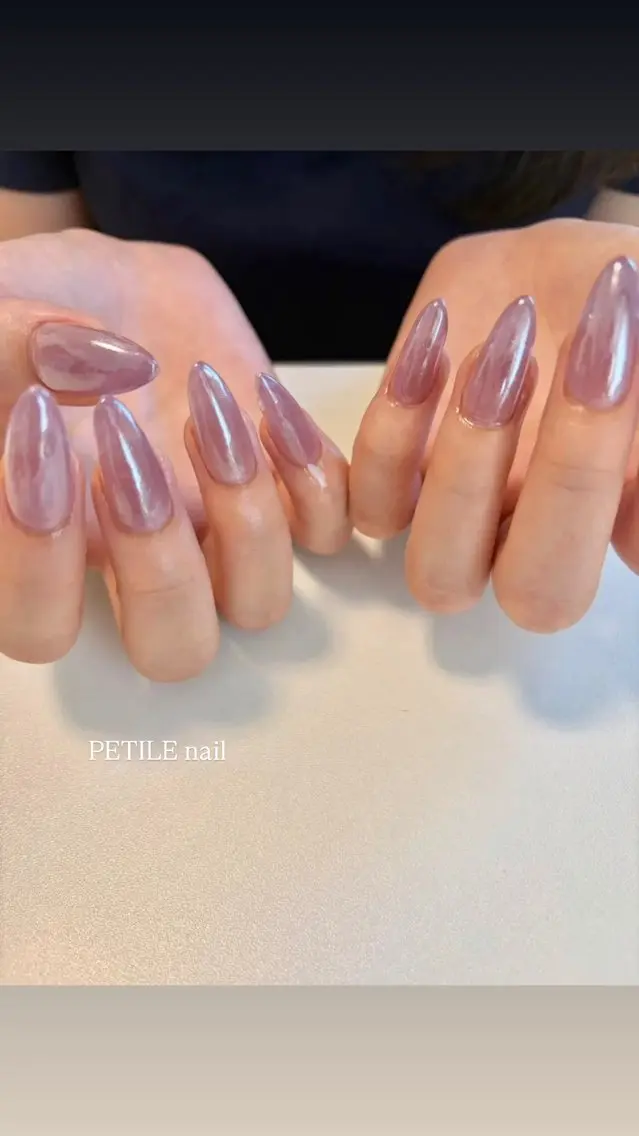 ネイル ワンカラーネイル PETILE nailのネイルデザイン