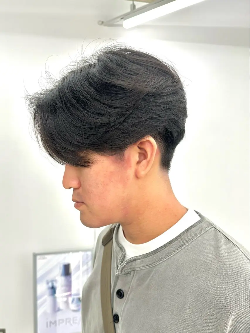 ショート パーマ メンズ Vir by browのヘアスタイル