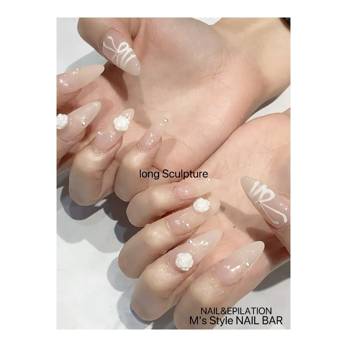 ネイル 成人式 フットネイル フレンチネイル ジェルネイル 韓国ネイル ハンドネイル M's Style NAIL BARのネイルデザイン