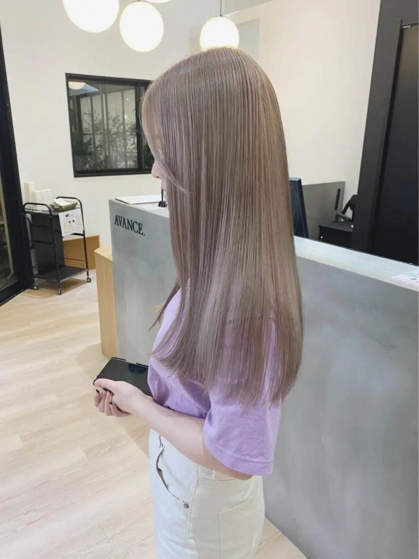 【ブリーチメニュー】60％オフ！ダブルカラー+保湿トリートメント→9980の写真
