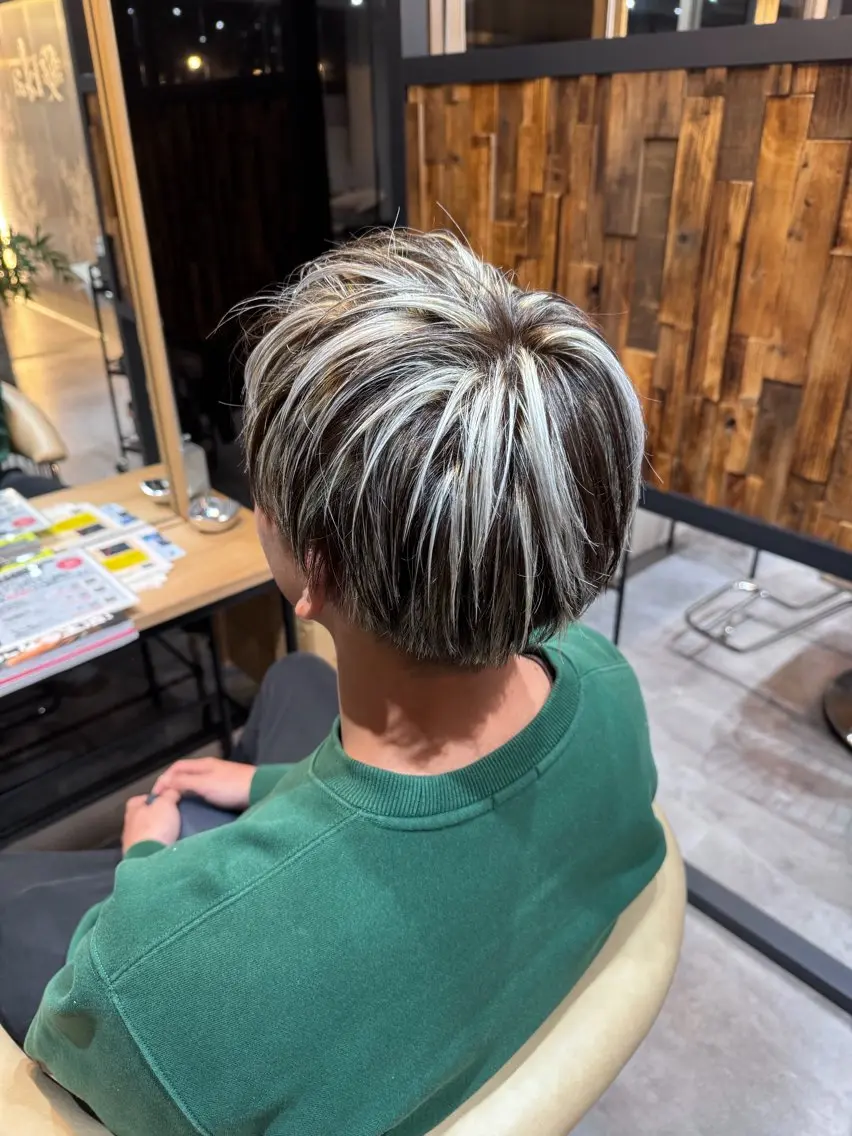 メンズ メンズメッシュ マッシュ 原 魁杜のヘアスタイル
