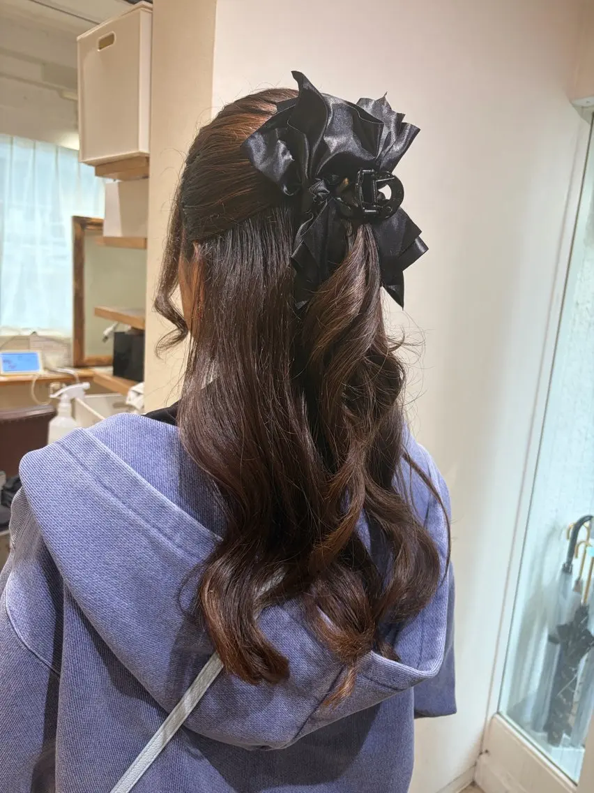 ヘアアレンジ ヘアセット カットパーマ/ レイヤー/ココミ🧚のヘアスタイル