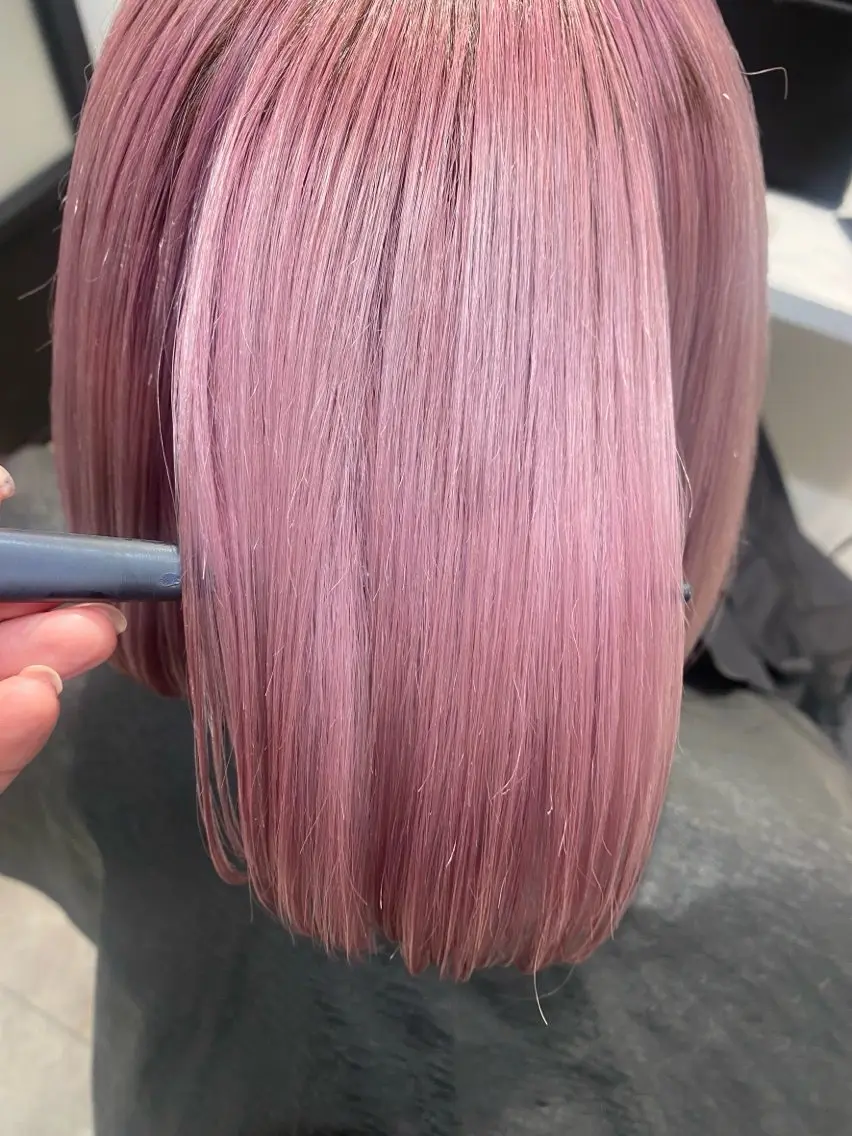ミディアム 🍓暖色艶髪カラー 桝崎🎀ིྀのヘアスタイル