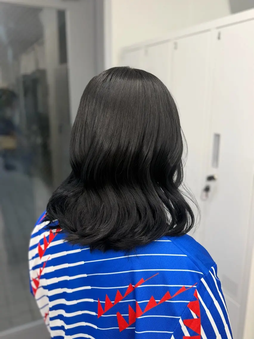 カラー ブリーチ ブリーチなしカラー Lapis 福岡大名 AIのヘアスタイル