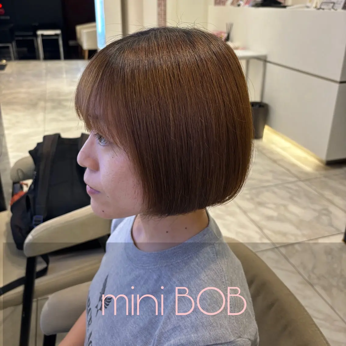 ショート ボブ カット トリートメント 🌸銀座No.1パー マ🌸いでいあやのヘアスタイル