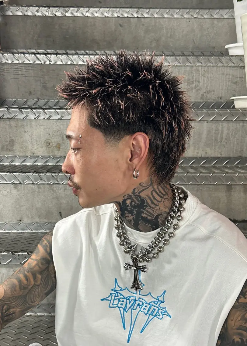 カラー メンズ 中原 祥太のヘアスタイル