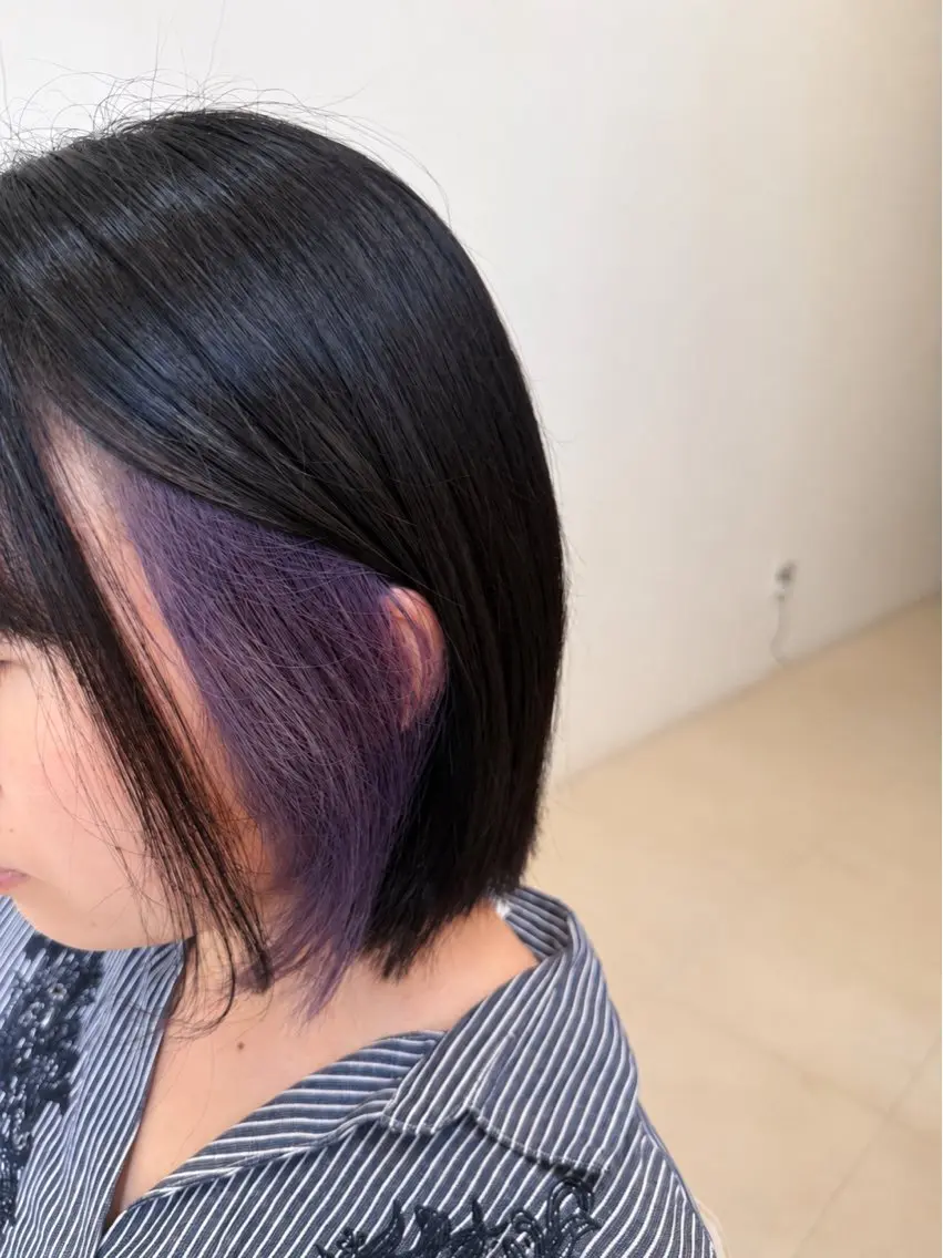 カラー ヘアカラー 小玉 みりあのヘアスタイル