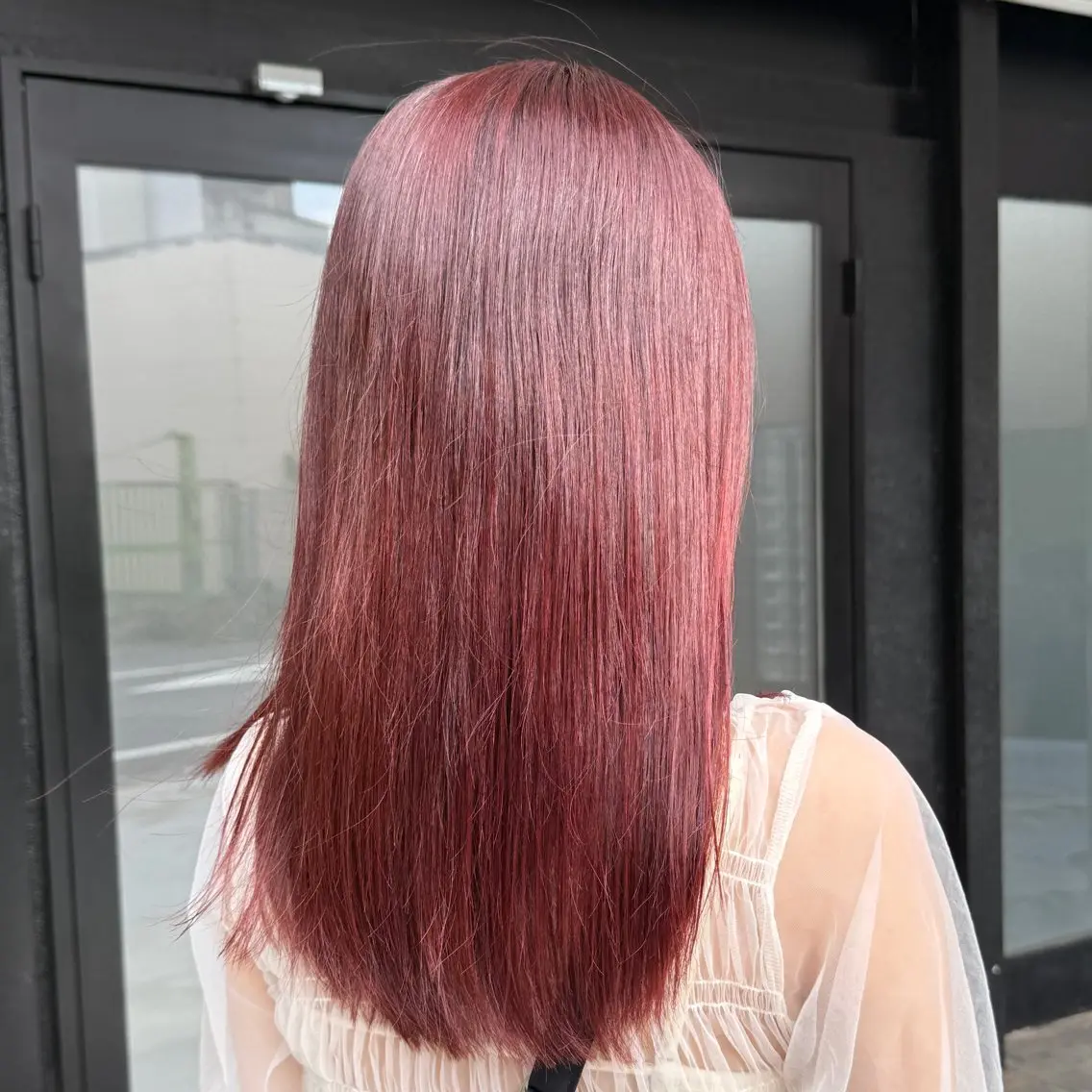 セミロング カラー ヘアカラー 透明感カラー/パーマ 🌀アオノのヘアスタイル