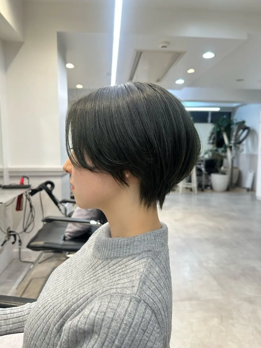 ショート ショートヘア あいこ/ハンサムショ ート無料/蔵前🌷のヘアスタイル