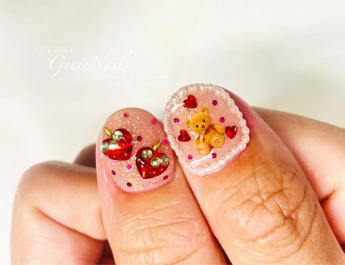 メンズ ネイル アートネイル フットネイル メンズネイル 持ち込み 夏ネイル Genie Nailsのネイルデザイン