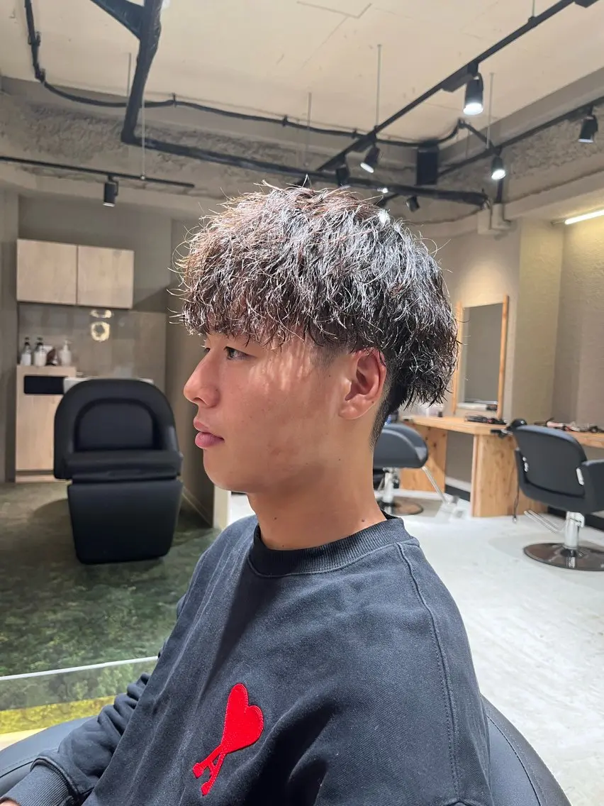メンズ カット パーマ 🏅EIGHT難波/ 【店長】タモツのヘアスタイル