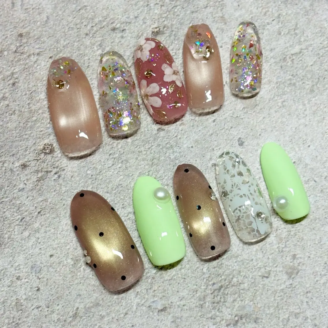 【オフなし】定額シンプルアート💅アートは当店サンプルよりお選び下さい🙆‍♀️の写真