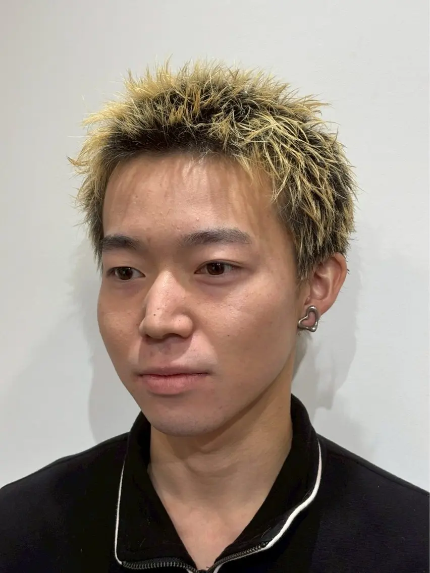 ショート メンズ スパイキーショート ショートヘア ツイスパ／フェザー パーマ特化🔥真裟斗のヘアスタイル