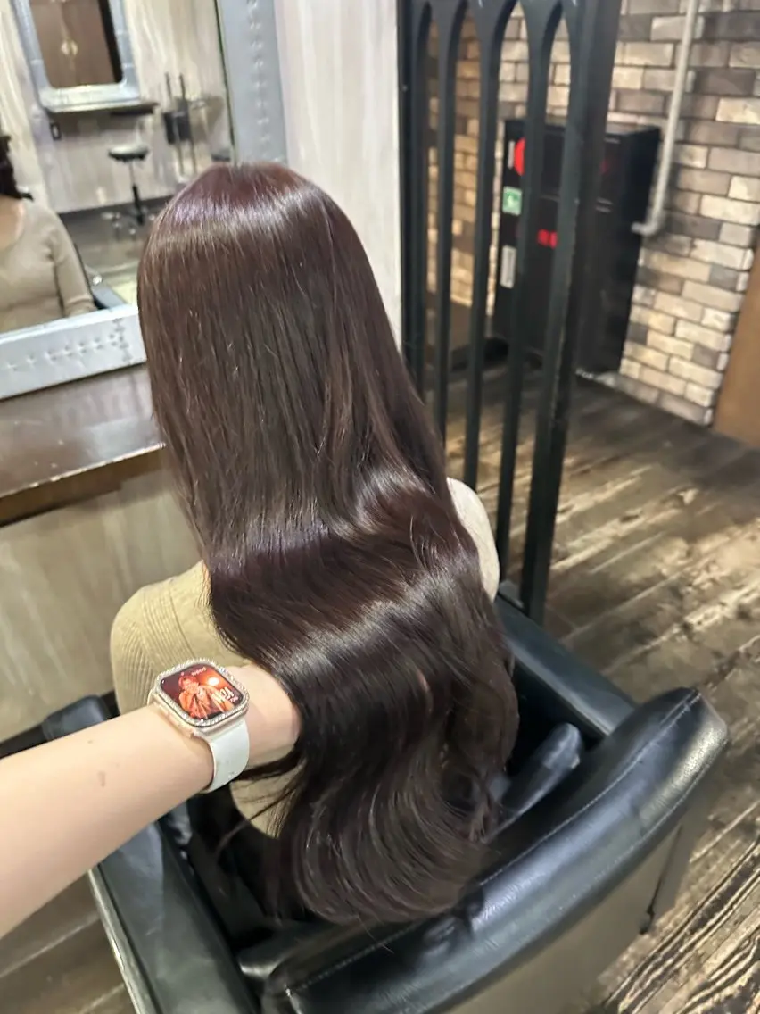 カラー ブラウンカラー レイヤー🌟 縮毛矯正🩷はるなのヘアスタイル