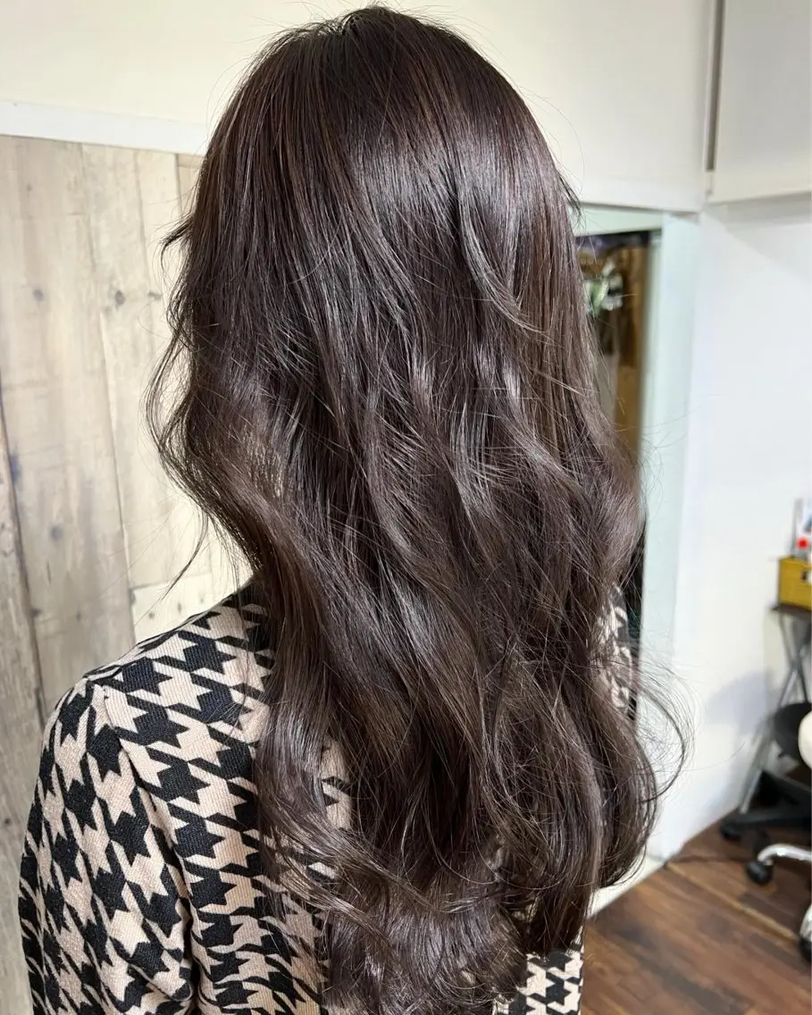 ロング カラー パープルカラー シルバー ヘアカラー 🌈アイスアウト🌈 Mahoのヘアスタイル