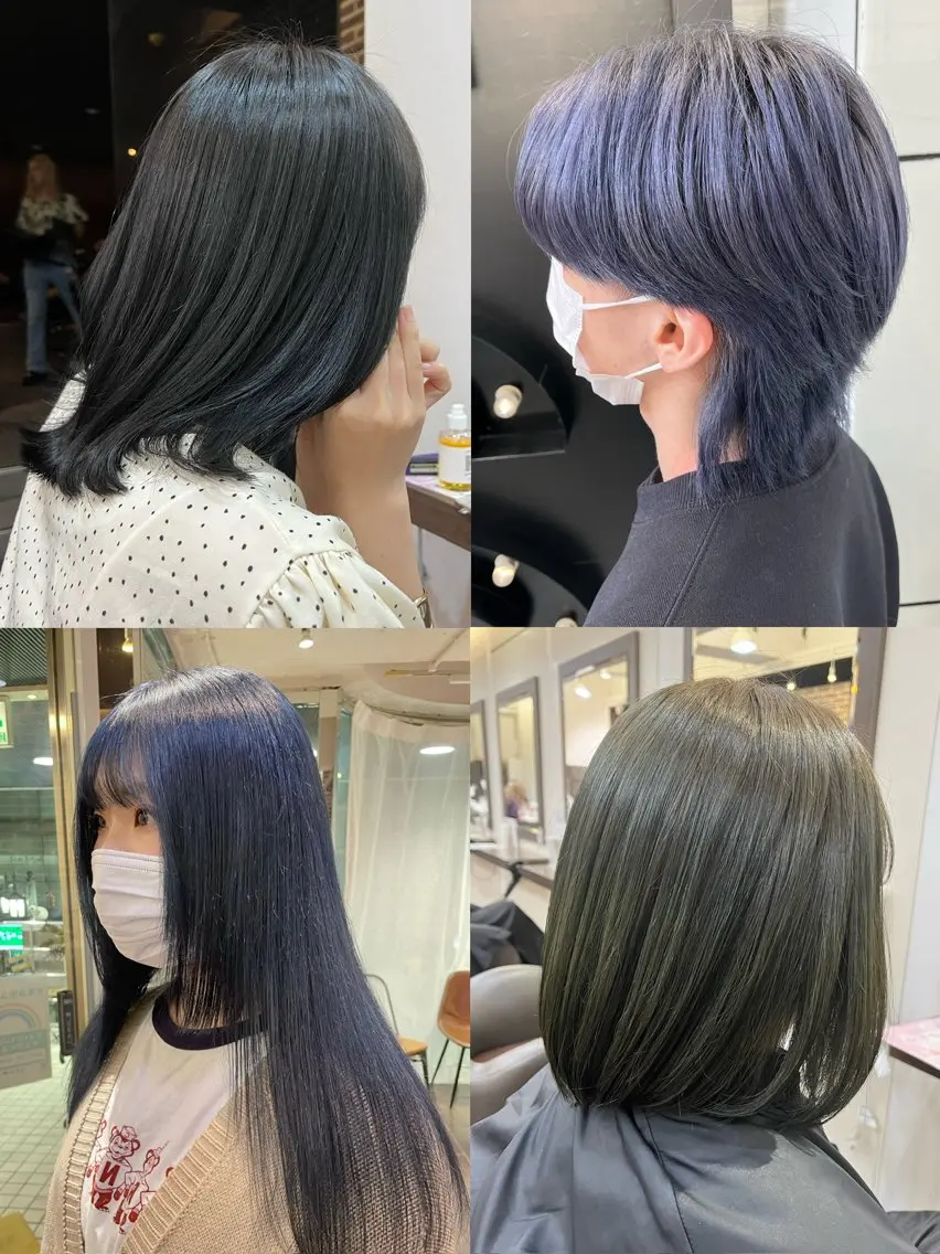 カラー ベージュカラー ブリーチ ケアブリーチ ダブルカラー イヤリングカラー カットパーマ 🌀あさみのヘアスタイル
