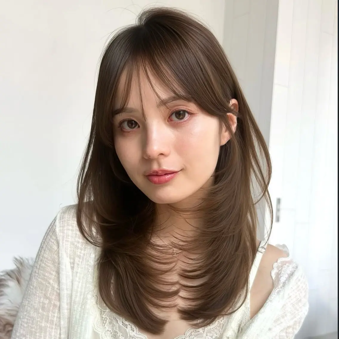 セミロング 池袋似合わせカット ✂️YUUKIのヘアスタイル