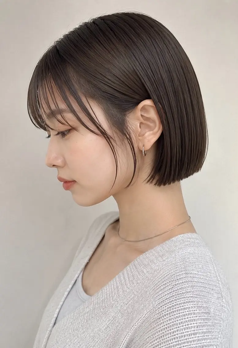 ✂️ぱつっとボブカット✂️➕4stepトリートメントサービスの写真