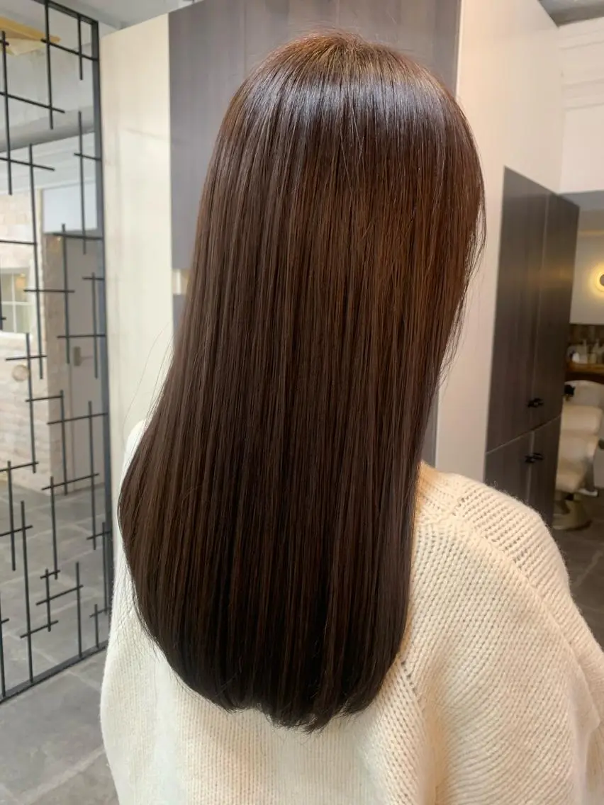 カット✂️透明感カラー🌈超音波トリートメントの写真