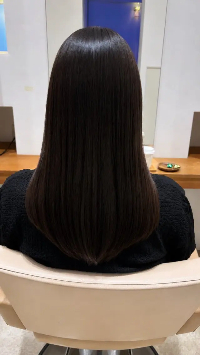 ロング カラー ブラウンカラー ピンクカラー ロング カット ヘアカラー 奥谷友祐 𓍼ˢ❀のヘアスタイル