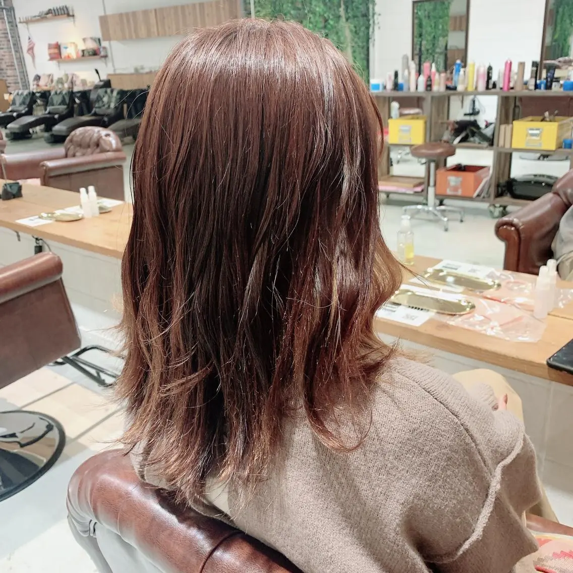 セミロング ショート🌼パーマ 本間正子のヘアスタイル