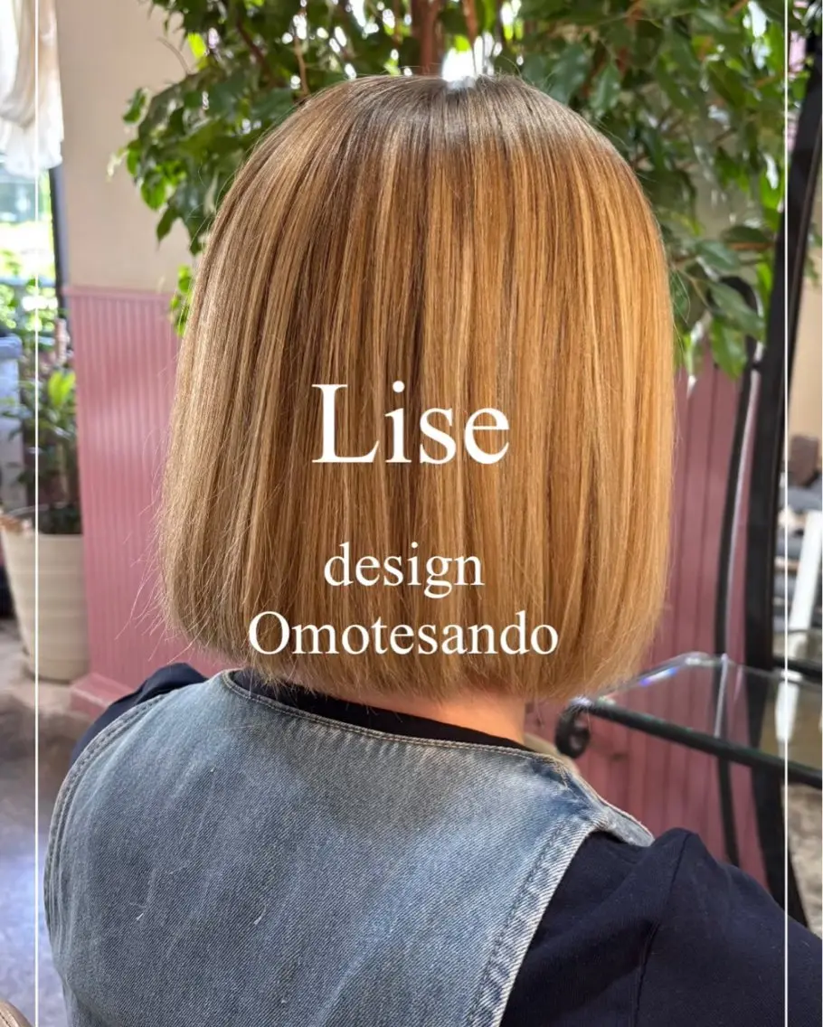ミディアム カラー メンズ ヘアカラー ヘアセット 表参道Lise おおいしおりのヘアスタイル