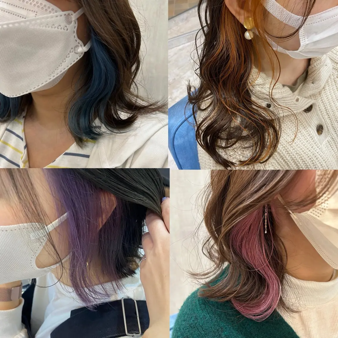 ミディアム カラー カット ヘアカラー トリートメント 🫧透け感⋆艶髪💎 山口アヤカのヘアスタイル