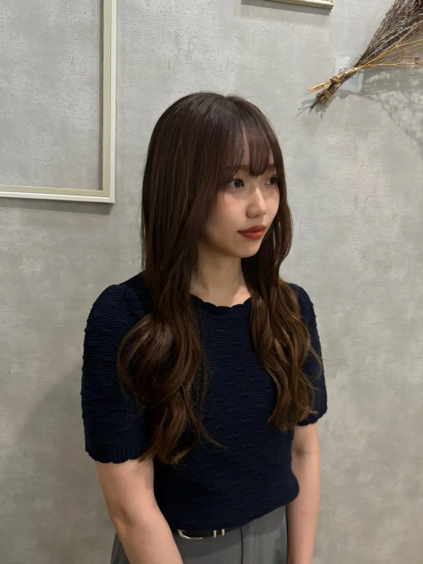 ロング エクステ 韓国風ヘア belle / Honoka🧁のヘアスタイル
