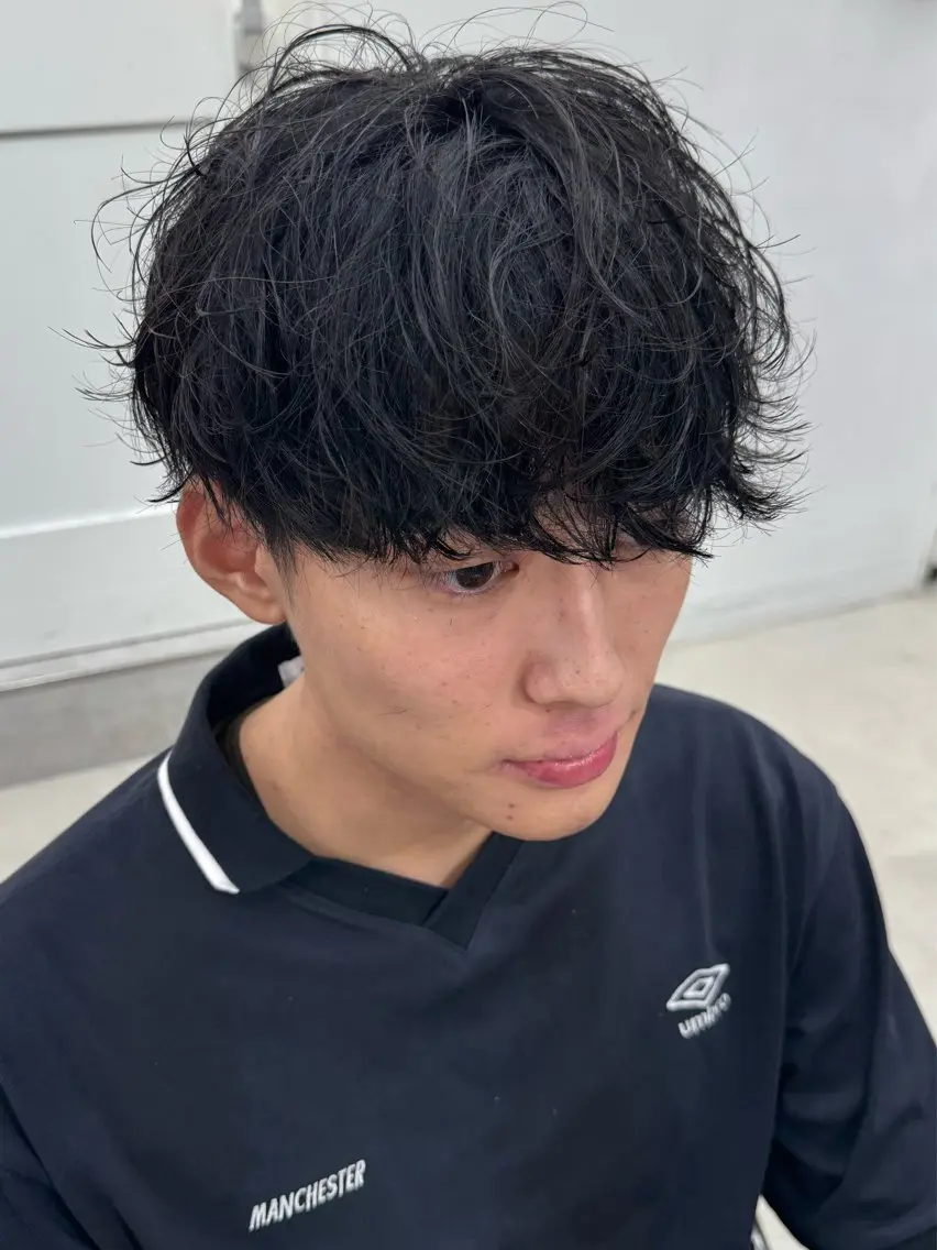 パーマ メンズ カット パーマ 後藤 拓未 fifth栄のヘアスタイル