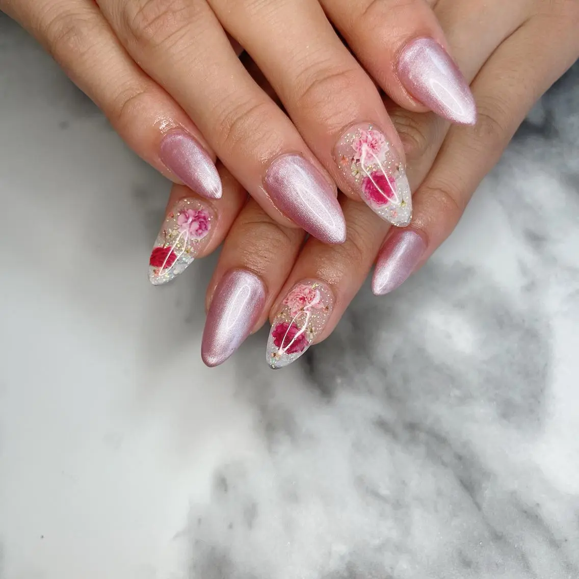 ネイル フラワーネイル ハンドネイル Kayo 💅のネイルデザイン