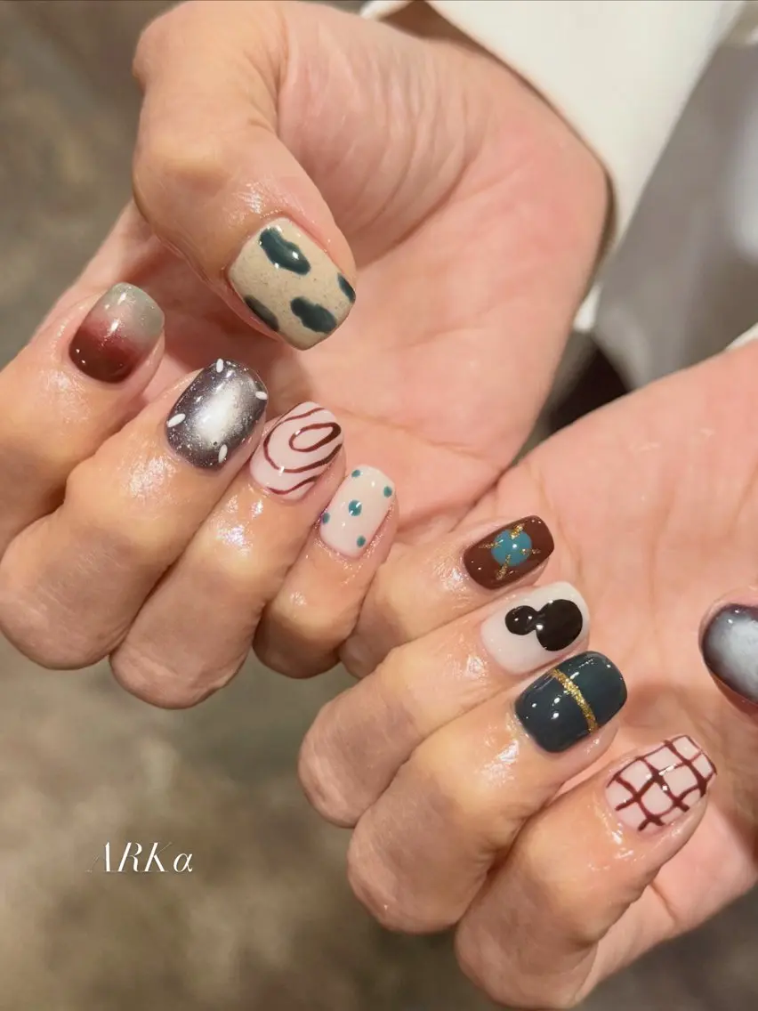 ネイル ハンドネイル Nailsalon ARKαのネイルデザイン
