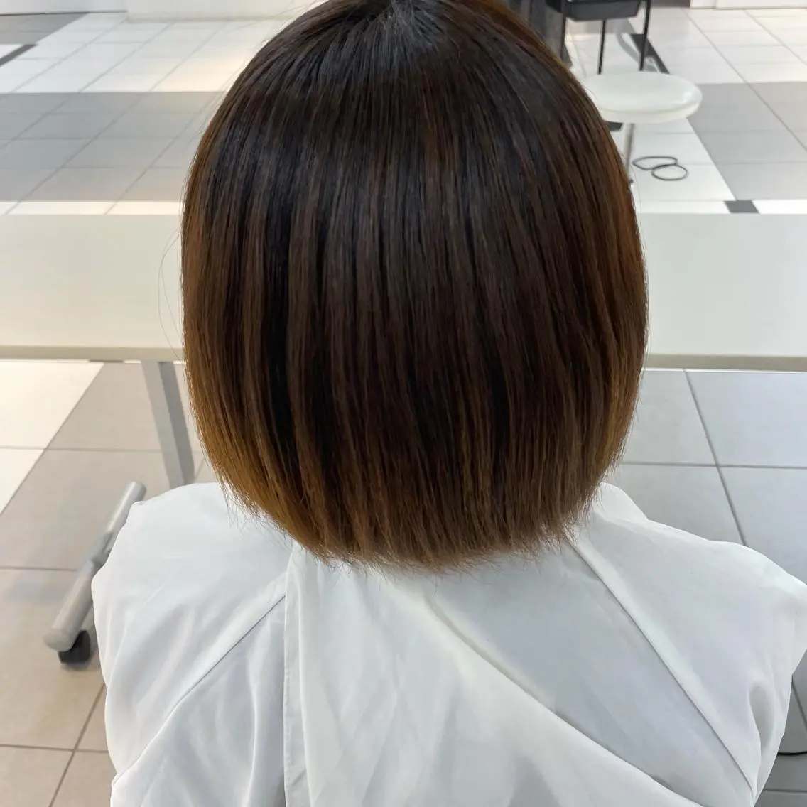 ショート 縮毛矯正 🍮中山詩乃🍮顔 まわりデザイン◎のヘアスタイル