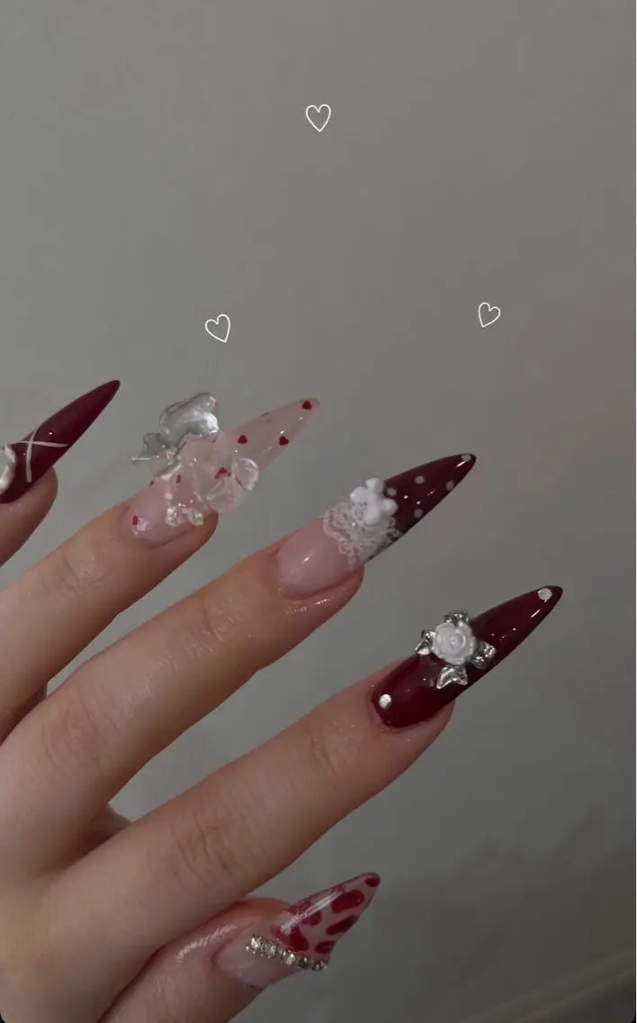 ネイル 長さ出し キラキラネイル 韓国ネイル ロングネイル ワンホンネイル ハンドネイル Josie nail salonのネイルデザイン