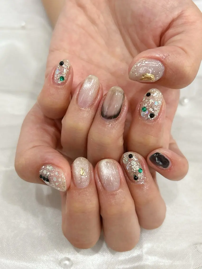 ネイル 持ち込み ハンドネイル Haru .mのネイルデザイン