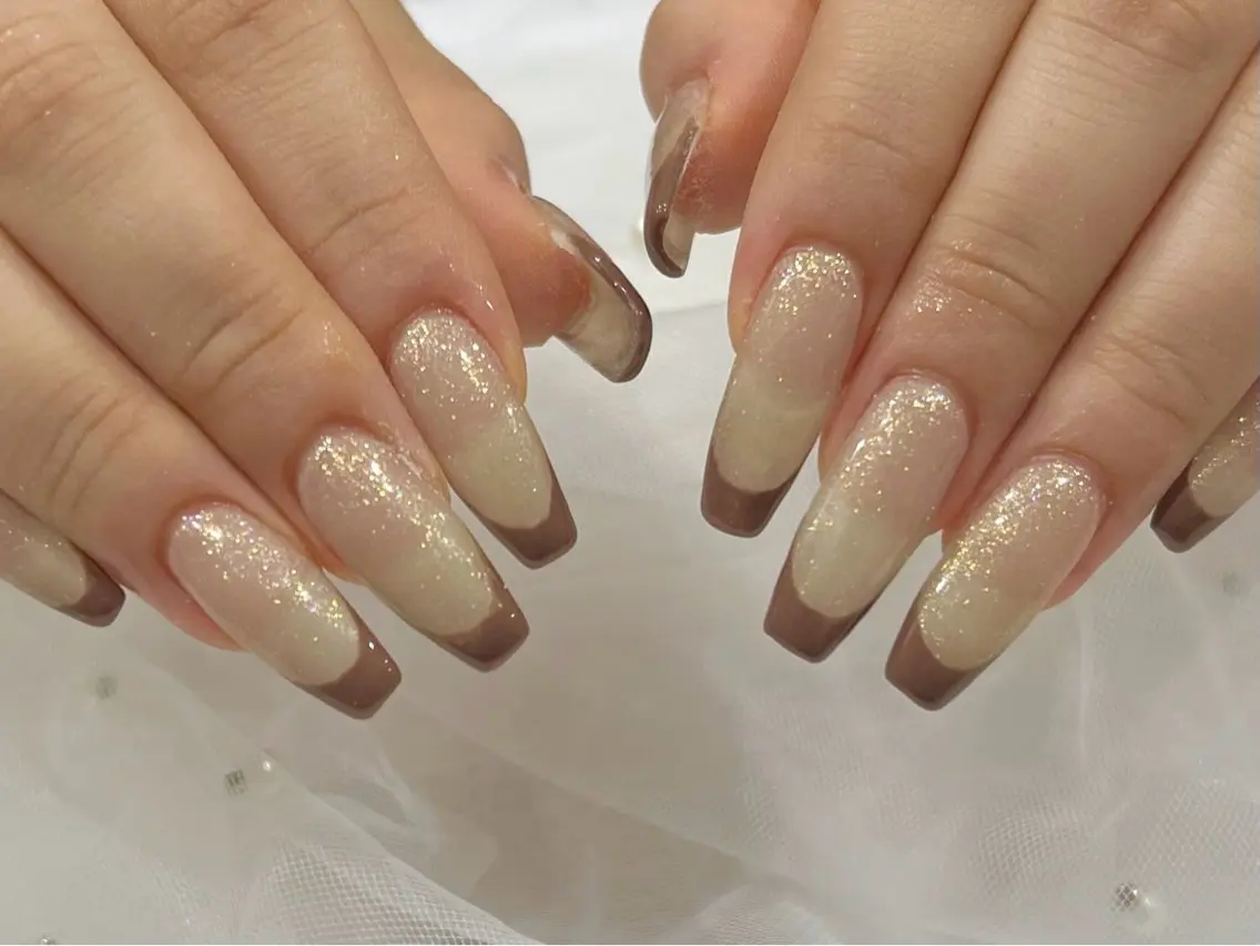 ネイル フレンチネイル 🧡Shine船橋 鳴海🧡のネイルデザイン